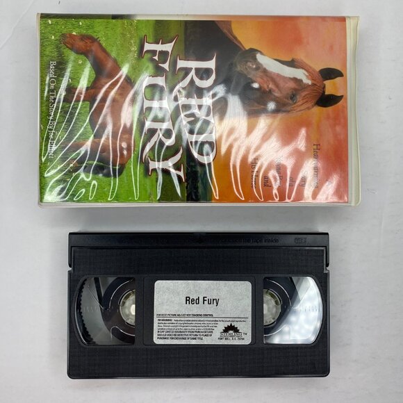 Vintage Red Fury Film VHS Tape Clamshell Case Based On Story By Joe Elliott - Picture 5 of 9